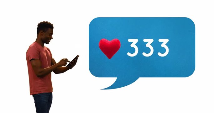 Increasing number of hearts on social 4k
