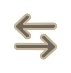 Double Direction Arrow Icon For Your Project