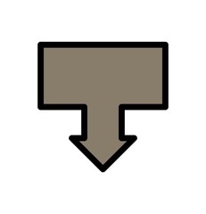 Down Direction Arrow Icon For Your Project