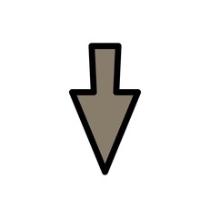 down arrow icon for your project