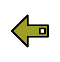 Left Direction Arrow Icon For Your Project