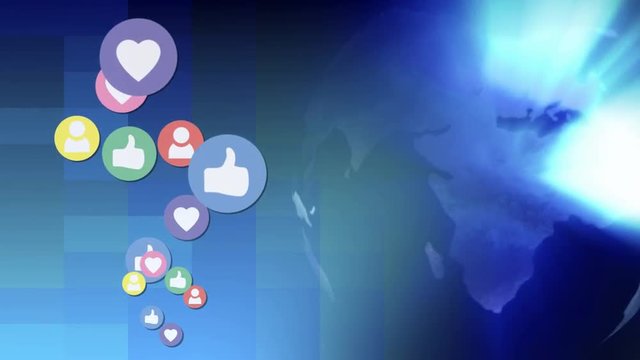 Global online community popularity
