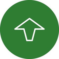 Obraz premium Up Direction Arrow Icon For Your Project