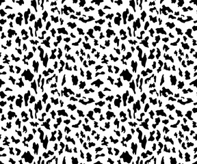 Leopard seamless pattern. Animal print. Vector background.