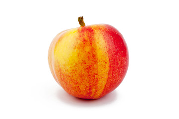 Fresh red apple isolated on white background