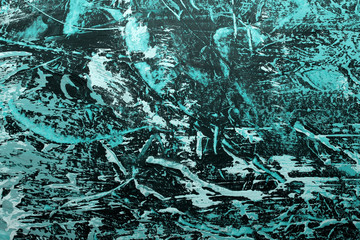 Fototapeta premium Blue Painted Wall Background. Abstract Colorful Background Texture. Dark Blue Colors.