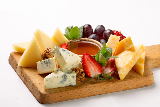 several kinds of cheese