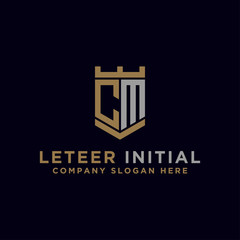 Letter CM Initial icon / logo design Monogram inspiration. - vector 