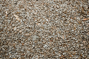 Pebble stone texture. Little round stones in different colors.