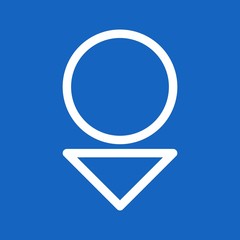 Down Direction Arrow Icon For Your Project