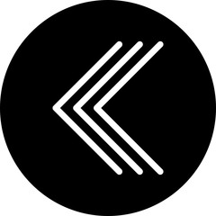Left Direction Arrow Icon For Your Project