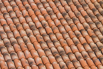 Old roof tiles backdrop
