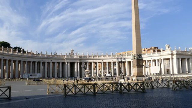 Panoramic view of St. Peter's Square