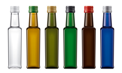 Glass bottles mockups. 