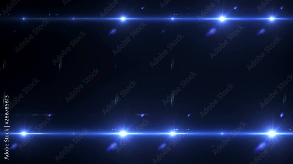 Poster camera flash flare, floodlights in the dark space abstraction, 3d rendering, computer generated back
