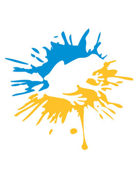 tropfen klecks frosch spritzer farbe blut matsch platt graffiti kr&ouml;te silhouette umriss umrandung kontur amphibie tier klein s&uuml;&szlig; niedlich cool logo sitzend t&uuml;mpel clipart