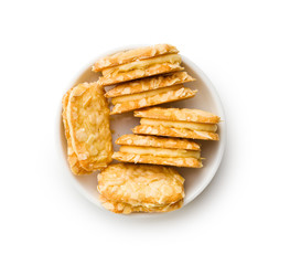 Sweet biscuits dessert.