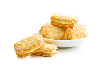 Sweet biscuits dessert.