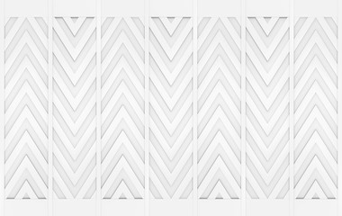 3d rendeirng. modern gray triangle zig zag pattern wall design background.