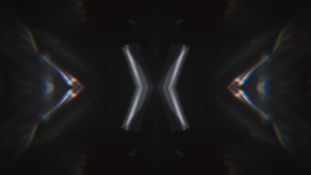 Kaleidoscope dynamic nostalgic fashion glittering background. 