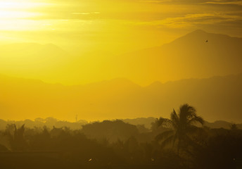 Rise Rise over Mexican Mountains