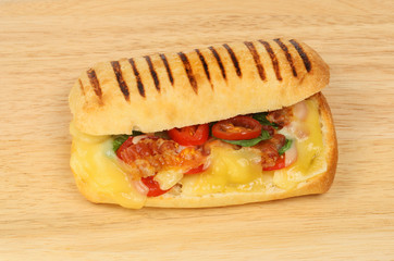 Panini on a board