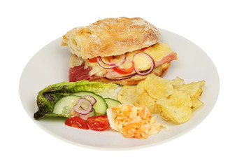 Toasted sandwich meal