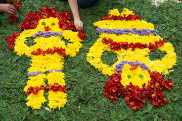 Flower festival in Madeira May 2019