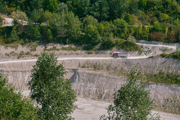 Obraz premium Chalk mine nearby Mielnik