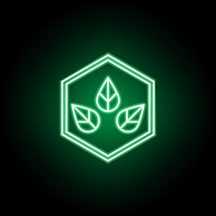 marijuana leaves outline icon in neon style. Can be used for web, logo, mobile app, UI, UX