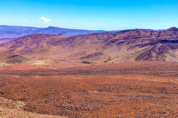 A beautiful mountain landscape, a geological wonder . Atlas Mountains, Morocco.