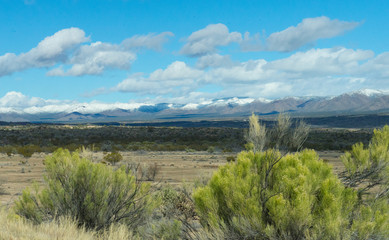 Desert to Mountain Scene