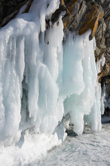 Icicles of Lake Baikal