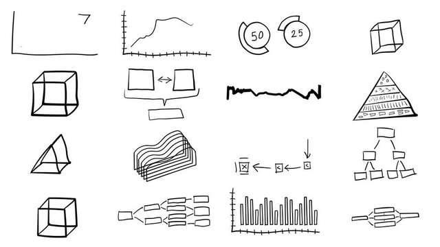Drawings and charts