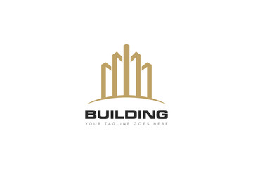 building logo and icon vector Illustration design template