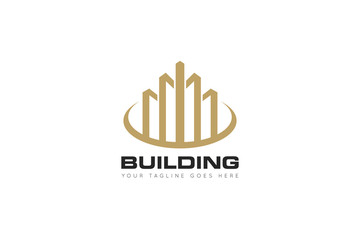 building logo and icon vector Illustration design template