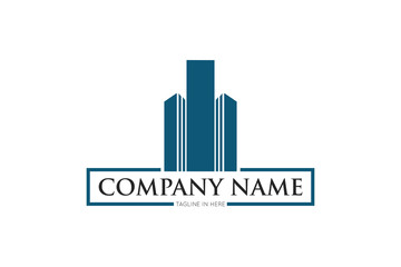 building logo and icon vector Illustration design template