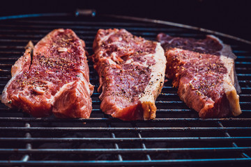 Steak Grillen / Entrecote