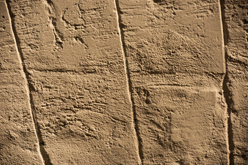 The surface of the wall