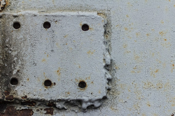 Metal texture with rust, scratches and cracks, background