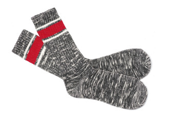 Socks on a white background 