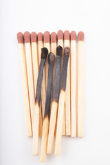 Matches for lighting a fire. Accessories in needed at a domestic farm.