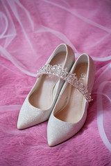 women's wedding leather shoes