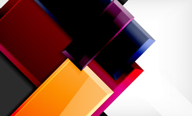 Colorful square and rectangle blocks background