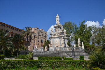 Fototapeta na wymiar Norman Palace, Palermo Sicily