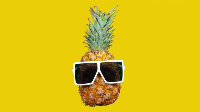 pineapple fuit tropical healthy cool disco head sunglasses