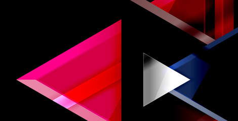 Triangle abstract background