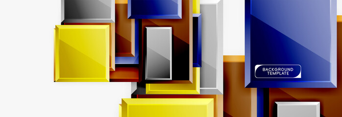 Square geometric composition