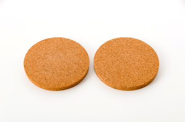 コルク製のコースター