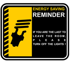 ENERGY SAVING, SIGN